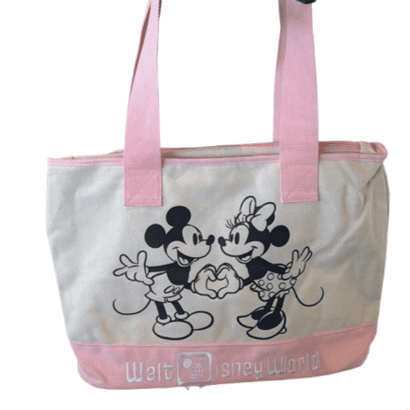Disney Parks Tote Bag Valentine's Day Mickey and Minnie Love WDW New With Tag