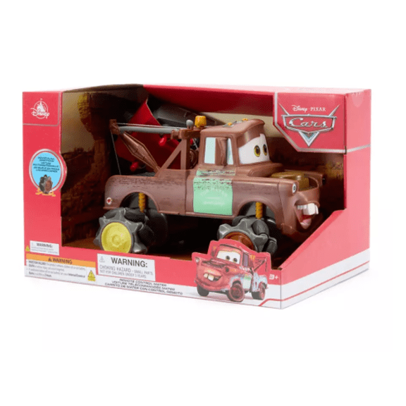 Disney Parks Tow Mater Light-Up Remote-Control Car  Cars Toy New With Tag