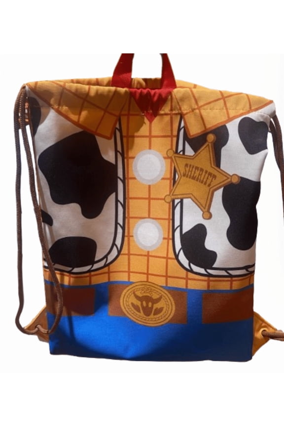 Parks Toy Story Sheriff Woody String Backpack New With Tag
