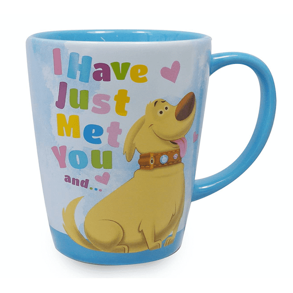 Disney Parks Up I Have Just Met You and I Love You Dug Coffee Mug New