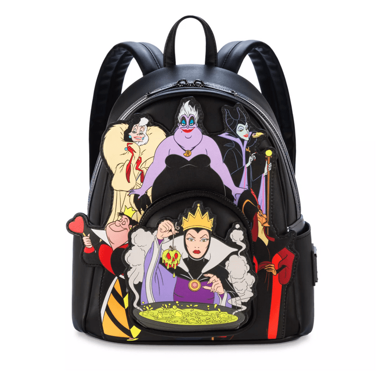 【コラボ】Disneyマレフィセントx Loungefly暗闇光る２面バッグ Disney Parks Villains Glow-in-the-Dark Loungefly Mini