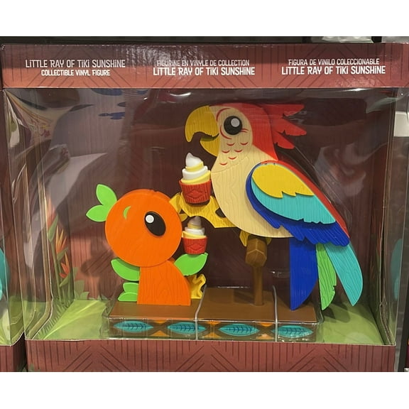 Disney Parks Vinyl Figure Little Ray of Tiki Sunshine Orange Bird New with Box