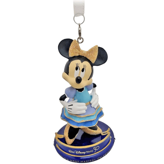 Disney Parks WDW 50th Magical Celebration Minnie Christmas Ornament New with Tag