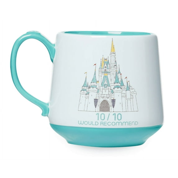 Disney Parks WDW Cinderella Castle 10/10 Would Recommend Coffee Mug New with Tag
