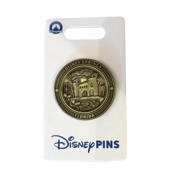 Disney Parks WDW Disney Springs Florida Metal Pin New With Card