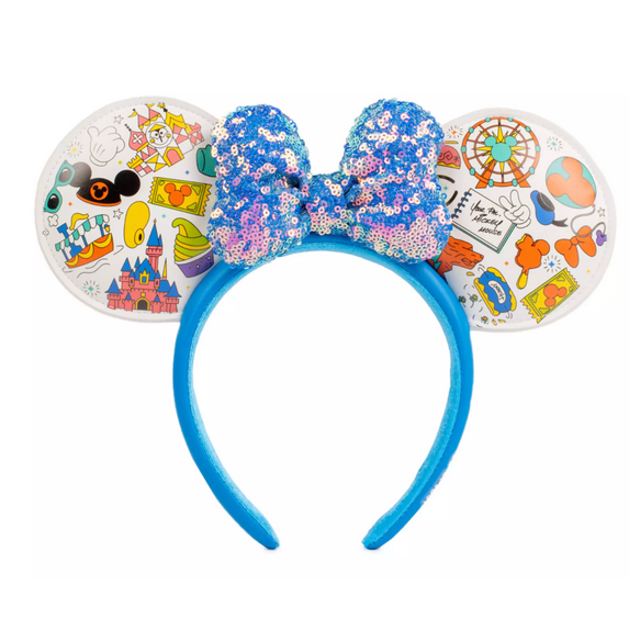 Disney Parks WDW Play in the Park Mickey Mouse Ears Headband New With Tag