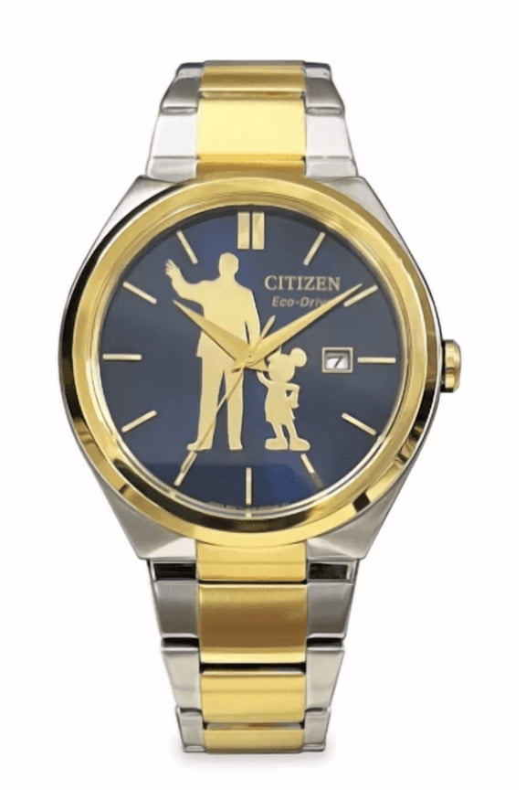 Parks Walt Disney Mickey ''Partners'' Statue Watch Citizen New with Box