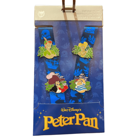 Disney Parks Walt Disney Peter Pan Pin Trading Starter Set New with Tag