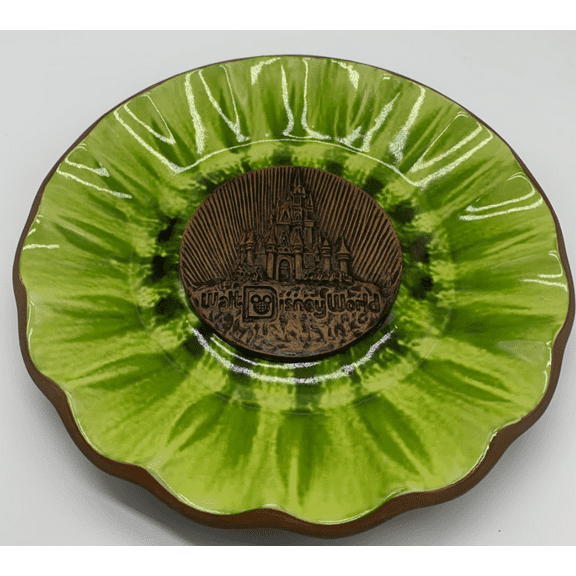 Disney Parks Walt Disney World Castle Ceramic Tray New With Tags