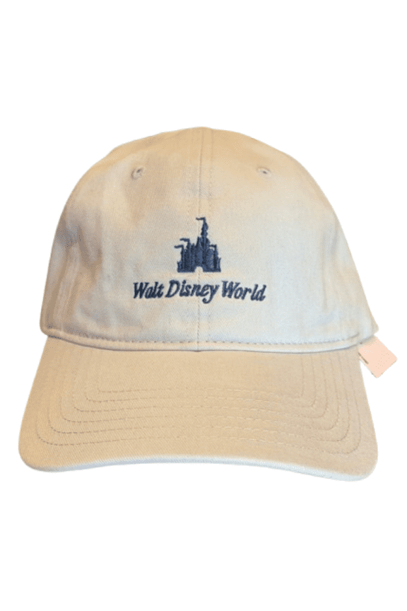 Parks Walt Disney World Castle Tan Baseball Hat Cap New With Tag