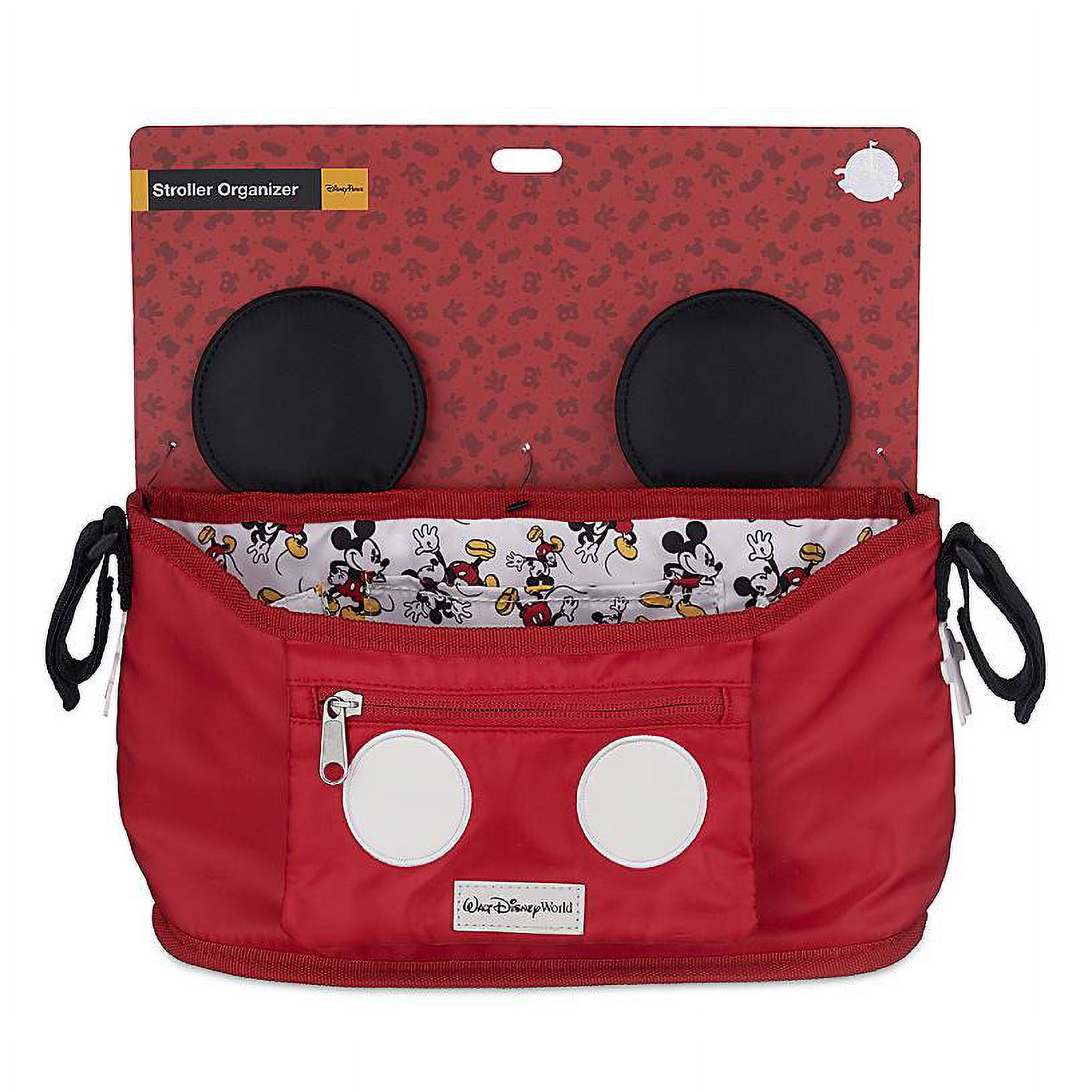 Babyhug Disney Hanging Organizer Skating Mickey Theme- Yellow main image 1