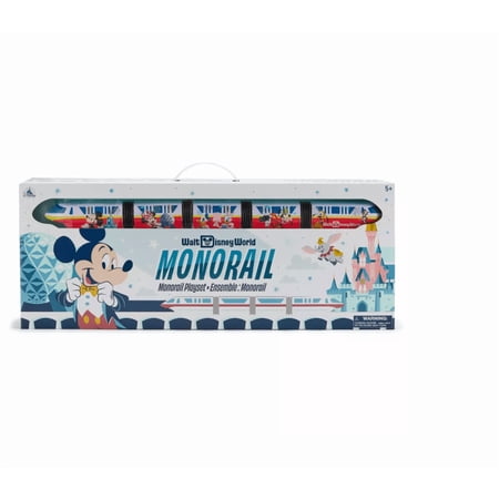 Disney Parks Walt Disney World Resort Train Monorail Play Set Mickey Friends New