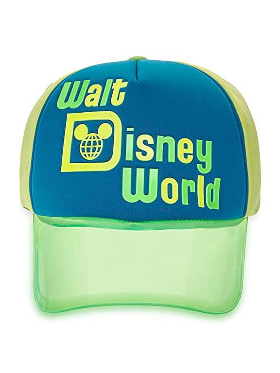 Parks Walt Disney World Retro 80's Style Neon Baseball Cap
