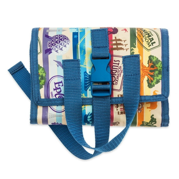 Disney Parks Walt Disney World Roll-Up Toiletry Organizer New with Tags
