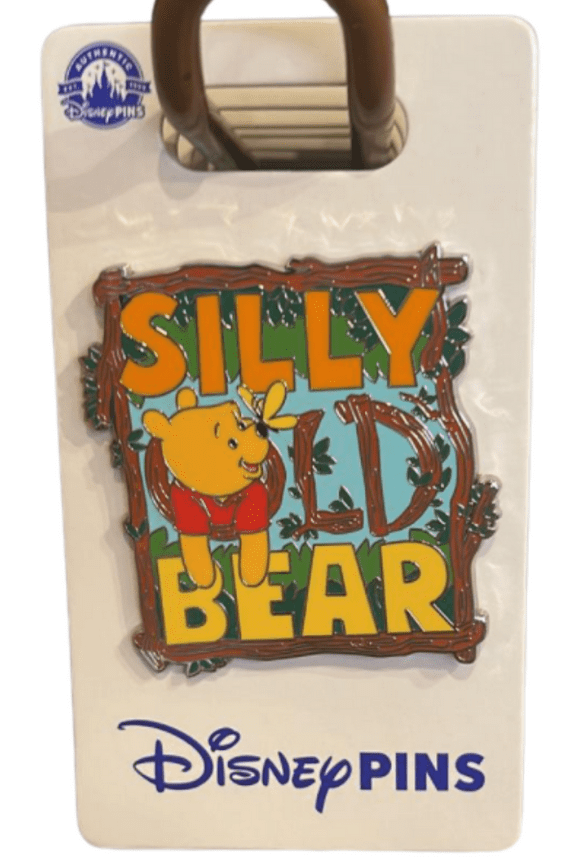 Parks Winnie The Pooh Silly Old Bear Pin New with Card