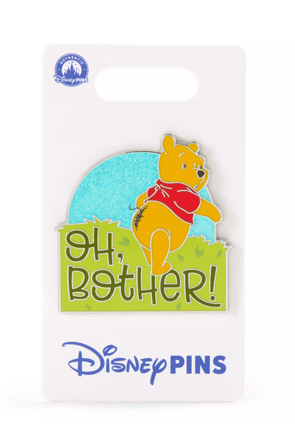 Parks Winnie the Pooh Oh Bother! Pin New With Card