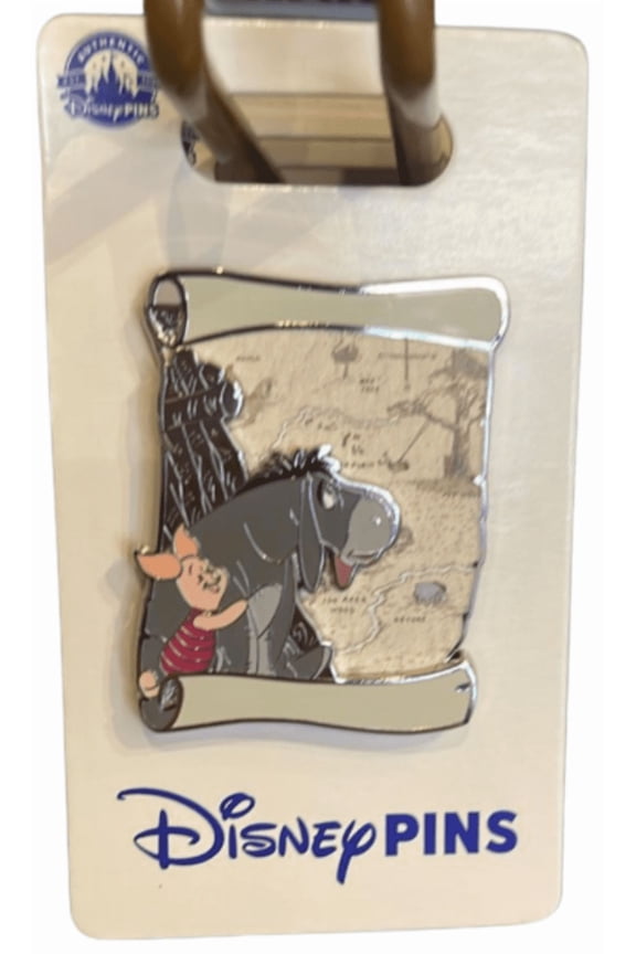 Parks Winnie the Pooh Piglet & Eyesore Friendship Pin New With Card