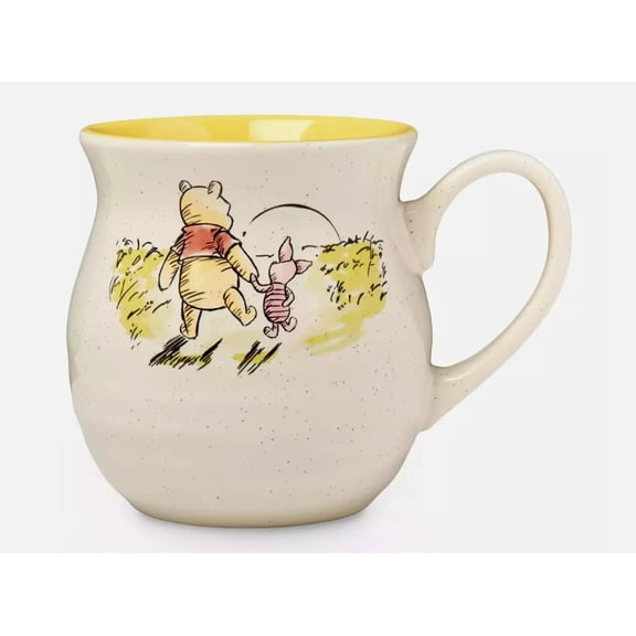 Disney Parks Winnie the Pooh & Piglet Good Morning Sunshine 22oz Ceramic Mug