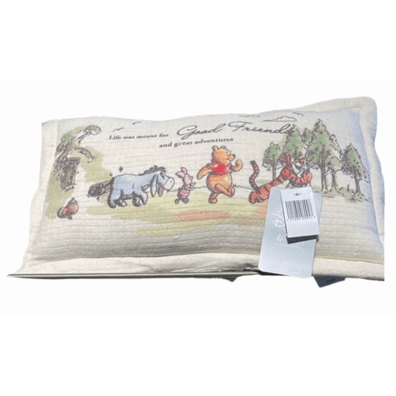Disney Parks Winnie the Pooh and Friends Decorative Throw Pillow New With Tag