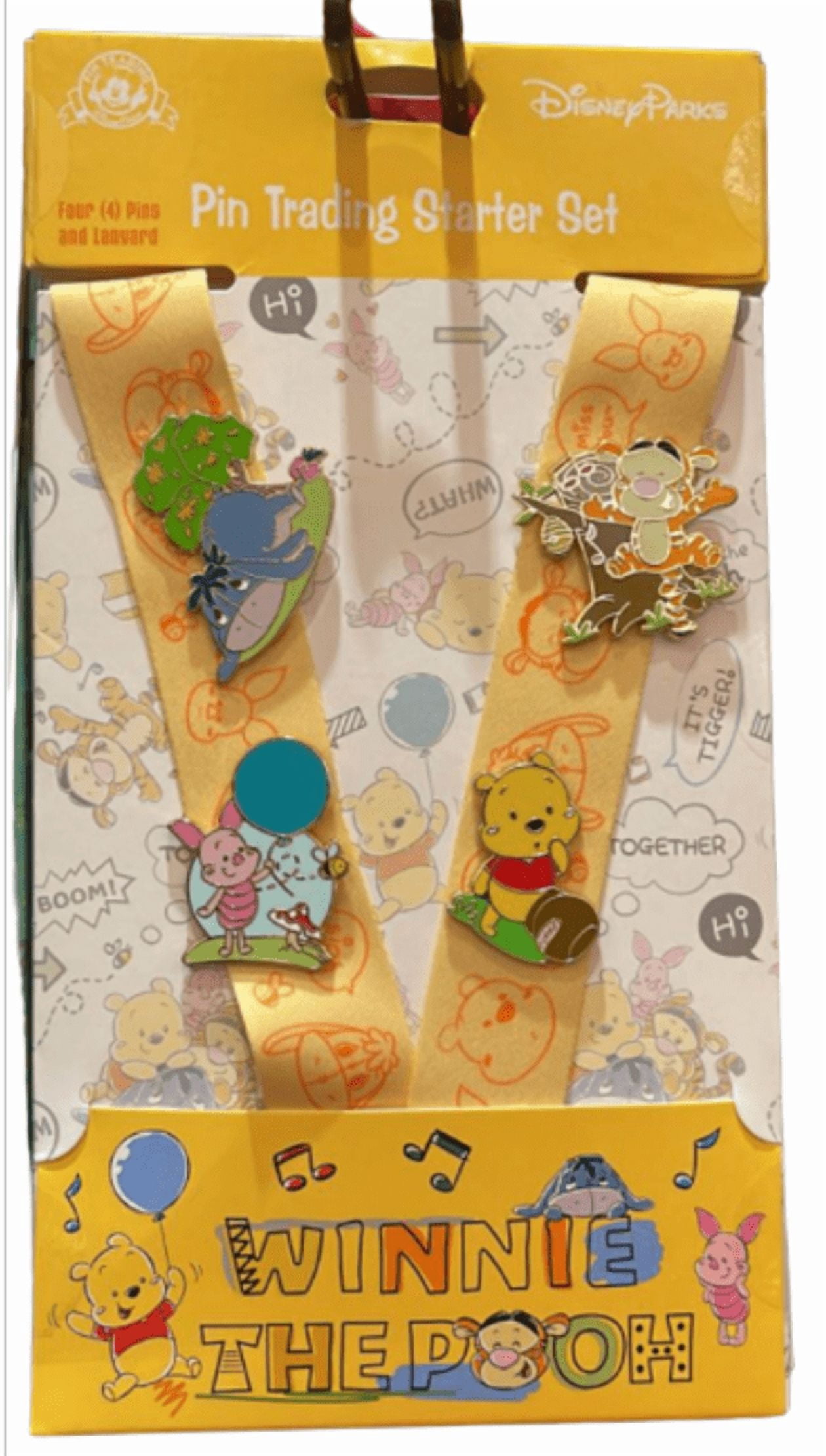 Disney Parks Winnie the Pooh and Friends Pin Trading Starter Set New ...