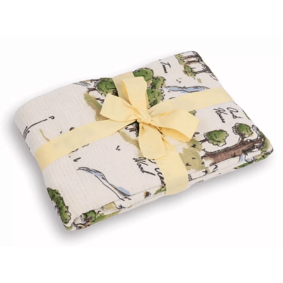 Disney Parks Winnie the Pooh and Pals Throw Blanket New with Tag