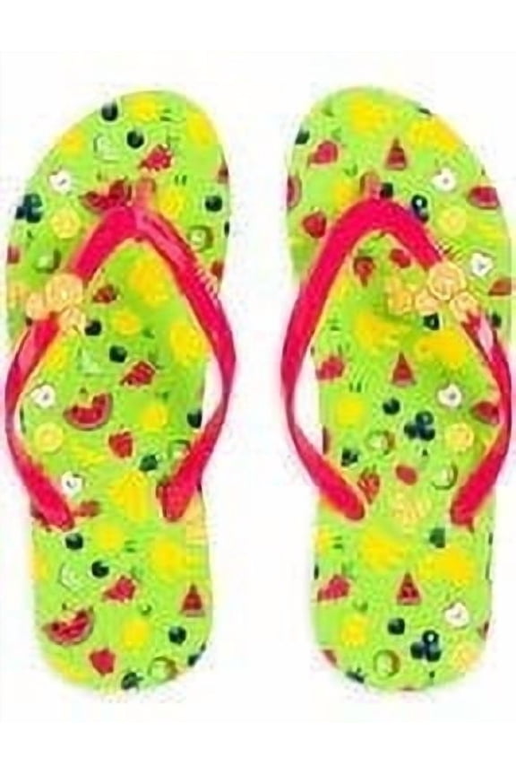 Parks Women's or Unisex Flip Flops Summer 2020 Neon Collection New (Numeric_8)