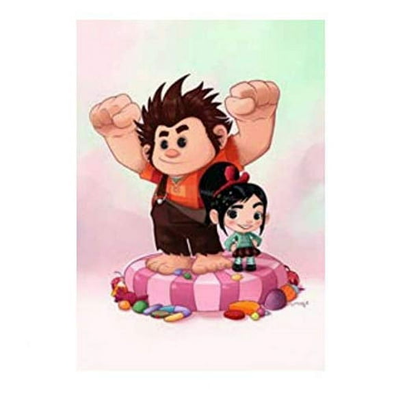 Disney Parks Wreck It Ralph Vanellope von Schweetz "Two Player" Print by Chris Uminga
