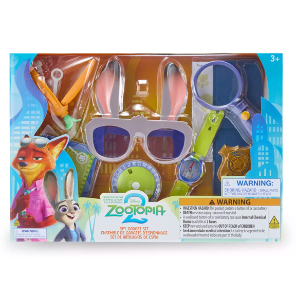 Disney Parks Zootopia 2 Spy Gadget Play Set Decoder Rear View Glasses New