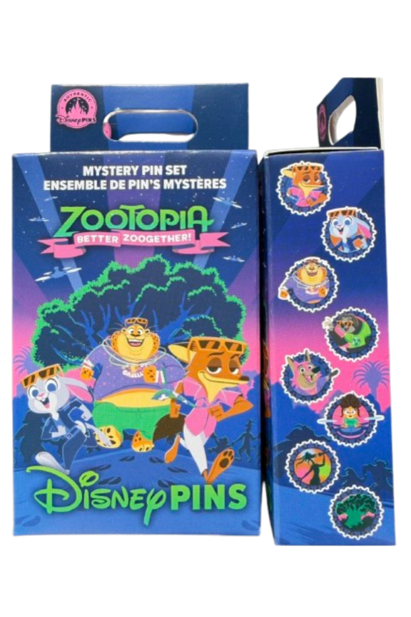 Parks Zootopia: Better Zoogether Mystery Set Pin Random New With Card