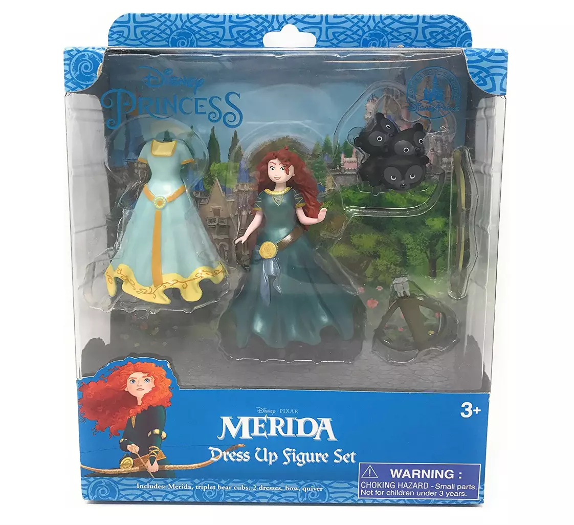 Disney Parks official Merida Dress Up Fashion Playset with dress and ...