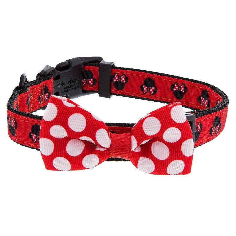 Minnie mouse dog collar new arrivals with bow