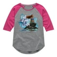thumbnail image 1 of Disney - Part Of Your World - Toddler & Youth Girls Raglan Graphic T-Shirt, 1 of 5