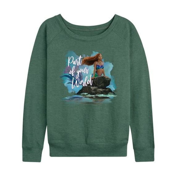 Disney - Part Of Your World - Women's Lightweight French Terry Long Sleeve Shirt