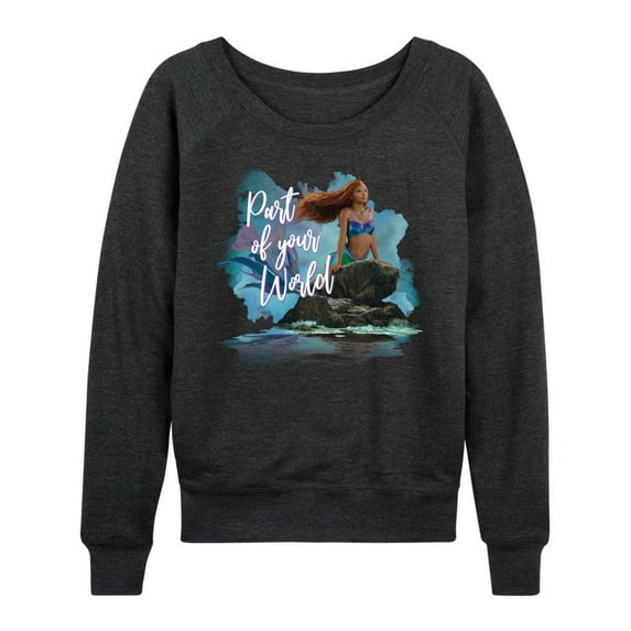 Disney - Part Of Your World - Women's Lightweight French Terry Long Sleeve Shirt