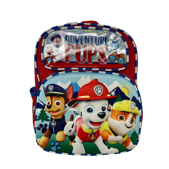 Disney Paw Patrol 3D Face 12 Inches Toddler Backpack