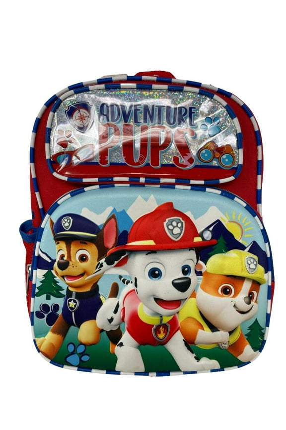 Disney Paw Patrol 3D Face 12 Inches Toddler Backpack