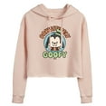 thumbnail image 1 of Disney - Pawsitively Goofy - Juniors Cropped Pullover Hoodie, 1 of 5