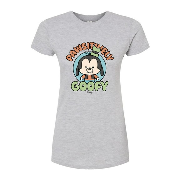 Disney - Pawsitively Goofy - Juniors Fitted Graphic T-Shirt