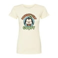 thumbnail image 1 of Disney - Pawsitively Goofy - Juniors Fitted Graphic T-Shirt, 1 of 5