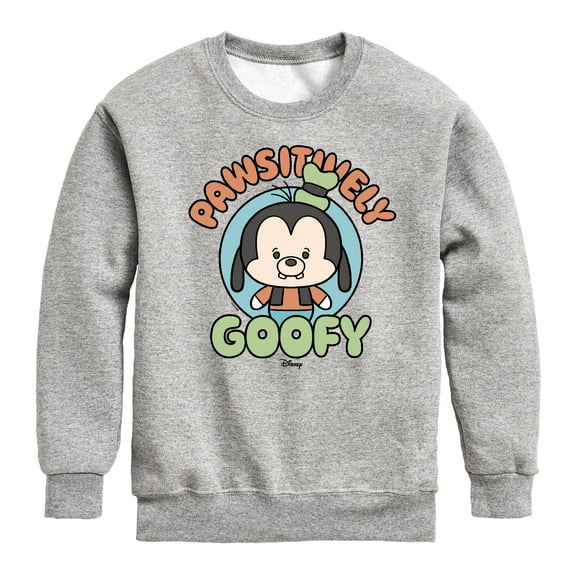 Disney - Pawsitively Goofy - Toddler & Youth Crewneck Fleece Sweatshirt