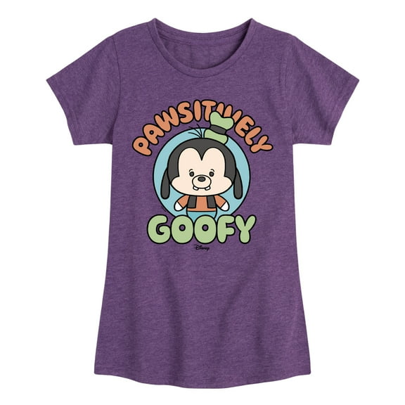 Disney - Pawsitively Goofy - Toddler & Youth Girls Short Sleeve Graphic T-Shirt
