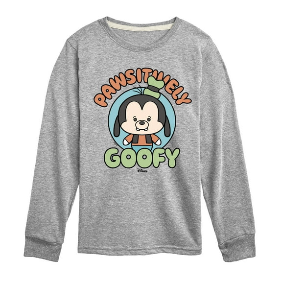 Disney - Pawsitively Goofy - Toddler & Youth Long Sleeve Graphic T-Shirt