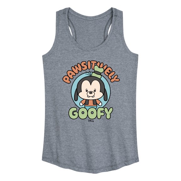 Disney - Pawsitively Goofy - Women's Racerback Tank Top