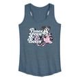 thumbnail image 1 of Disney - Peace Love And Bows - Women's Racerback Tank Top, 1 of 5