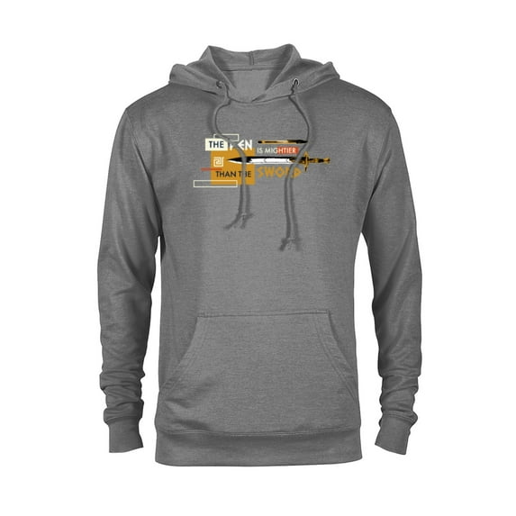 Disney Percy Jackson Riptide Pen is Mightier Than the Sword - Pullover Hoodie for Adults - Customized-Athletic Heather