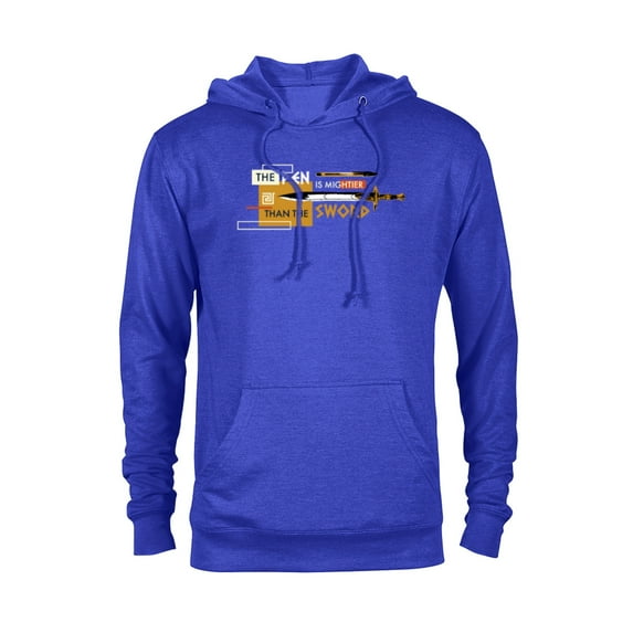 Disney Percy Jackson Riptide Pen is Mightier Than the Sword - Pullover Hoodie for Adults - Customized-Navy