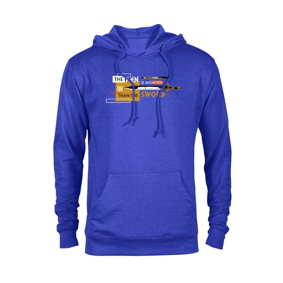 Disney Percy Jackson Riptide Pen is Mightier Than the Sword - Pullover Hoodie for Adults - Customized-Navy