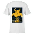 thumbnail image 1 of Disney Percy Jackson Three Heroes Against the Minotaur - Short Sleeve T-Shirt for Kids - Customized-White, 1 of 5