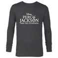 thumbnail image 1 of Disney Percy Jackson and the Olympians Series Title Logo - Long Sleeve T-Shirt for Men - Customized-Charcoal Heather, 1 of 5
