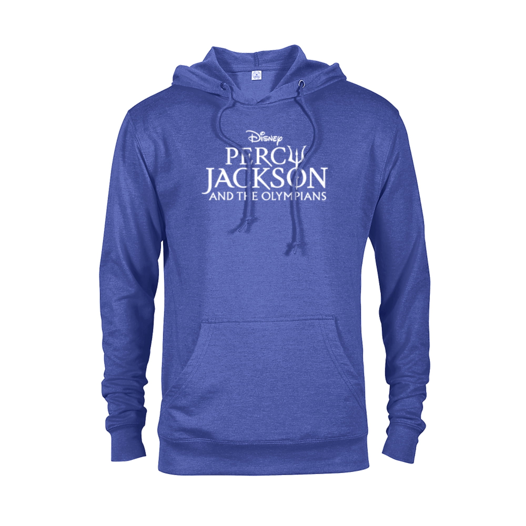 Disney Percy Jackson and the Olympians Series Title Logo Pullover Hoodie for Adults Customized Royal Heather Walmart